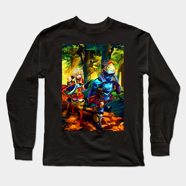 walking together Long Sleeve T-Shirt by hustlart